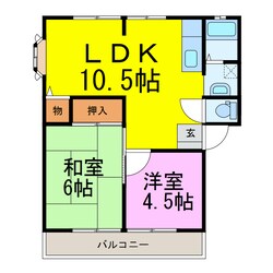 サンビレッジＮ　Ｂ棟の物件間取画像